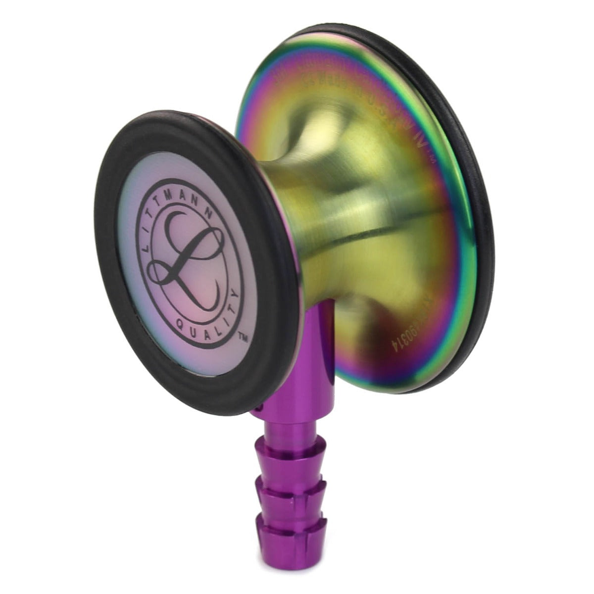 Littmann Cardiology IV Diagnostic Stethoscope: Rainbow & Plum - Violet Stem 6205