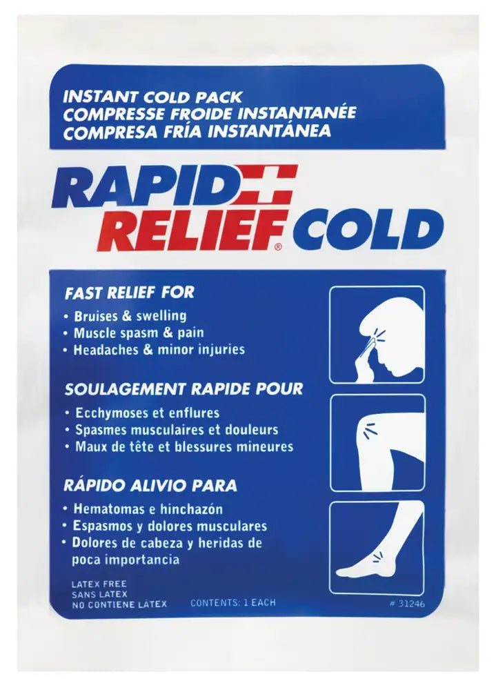 Instant Cold Pack - 4" x 6" | Rapid Aid - Factory Direct Medical