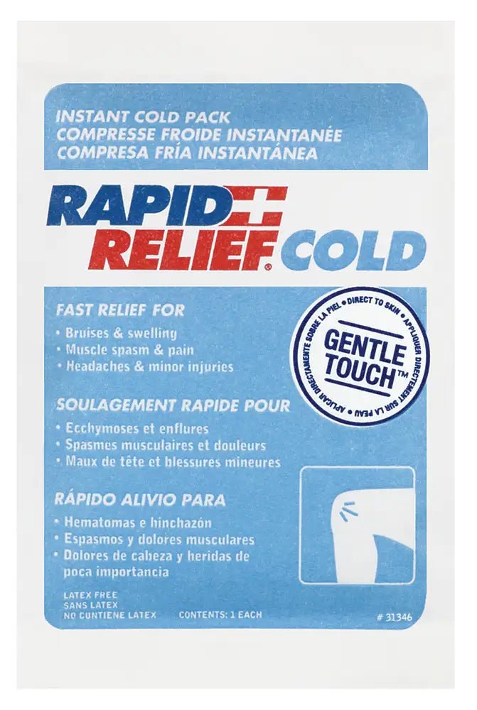 Instant Cold Pack with GENTLE TOUCH™ - 4" x 6" | Rapid Aid - Factory Direct Medical