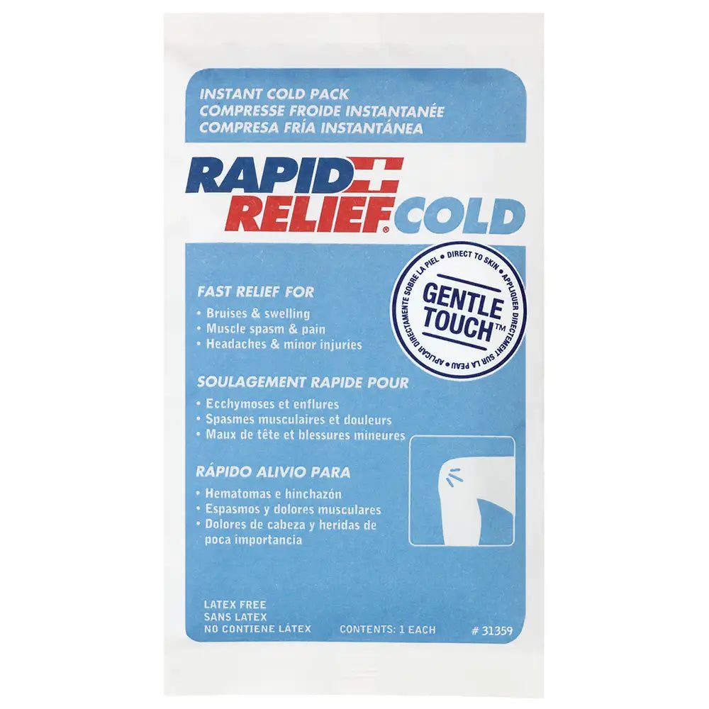 Instant Cold Pack with GENTLE TOUCH™ - 5" x 9" | Rapid Aid - Factory Direct Medical