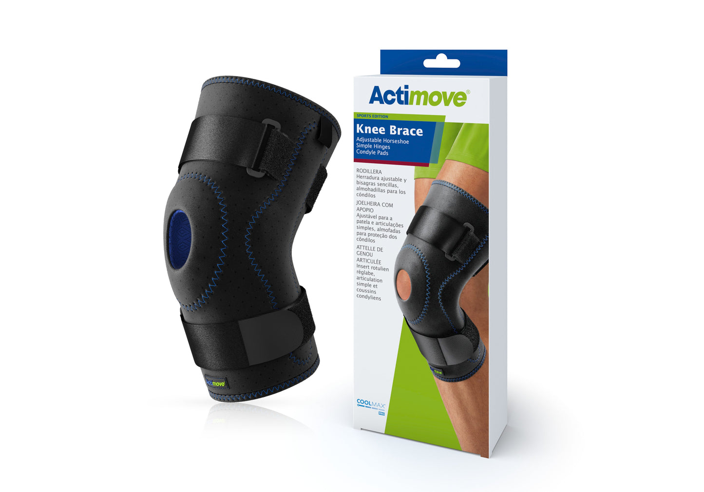 Jobst Actimove Sports Edition Knee Brace Adjustable Horseshoe