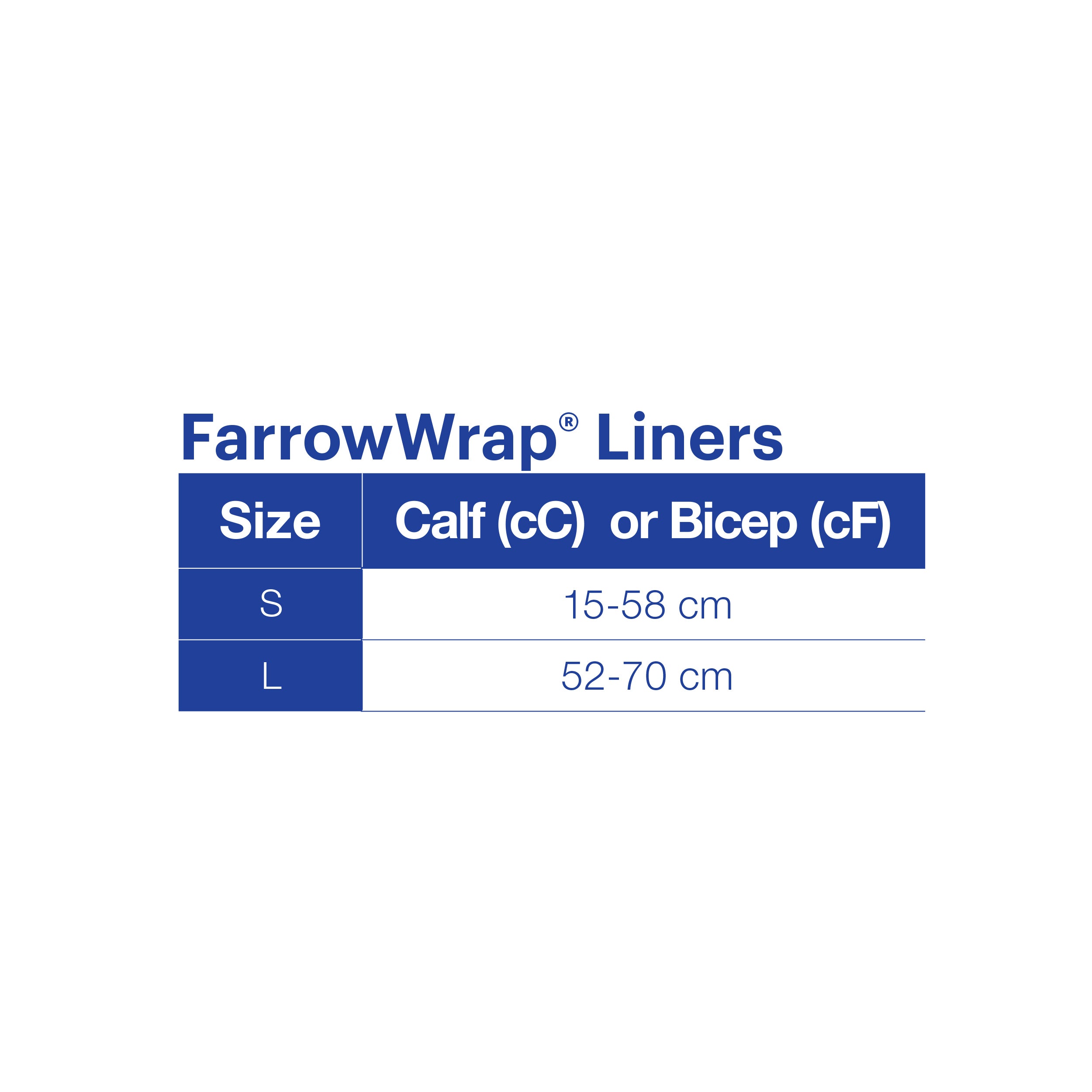 JOBST Farrow TG Soft - Knee High size chart