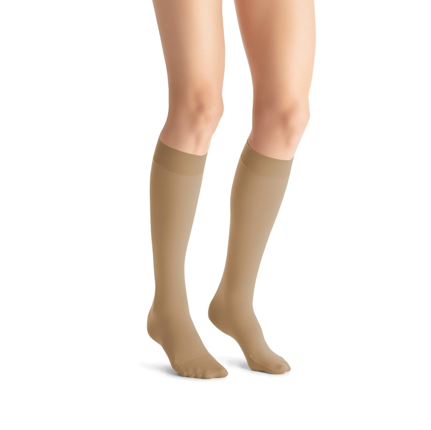 JOBST Opaque Compression Stockings 30 - 40 mmHg Knee High SoftFit Band Closed Toe Full Calf | JOBST - Factory Direct Medical