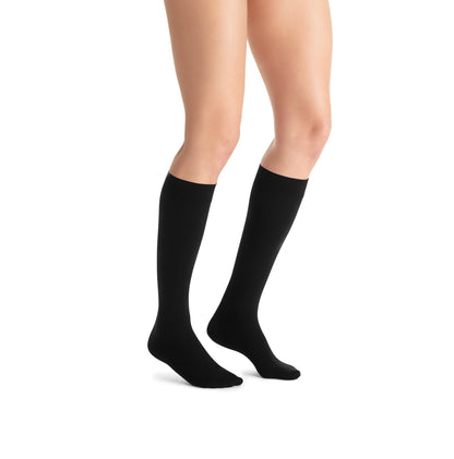 JOBST Opaque Compression Stockings 30 - 40 mmHg Knee High SoftFit Band Closed Toe | JOBST - Factory Direct Medical