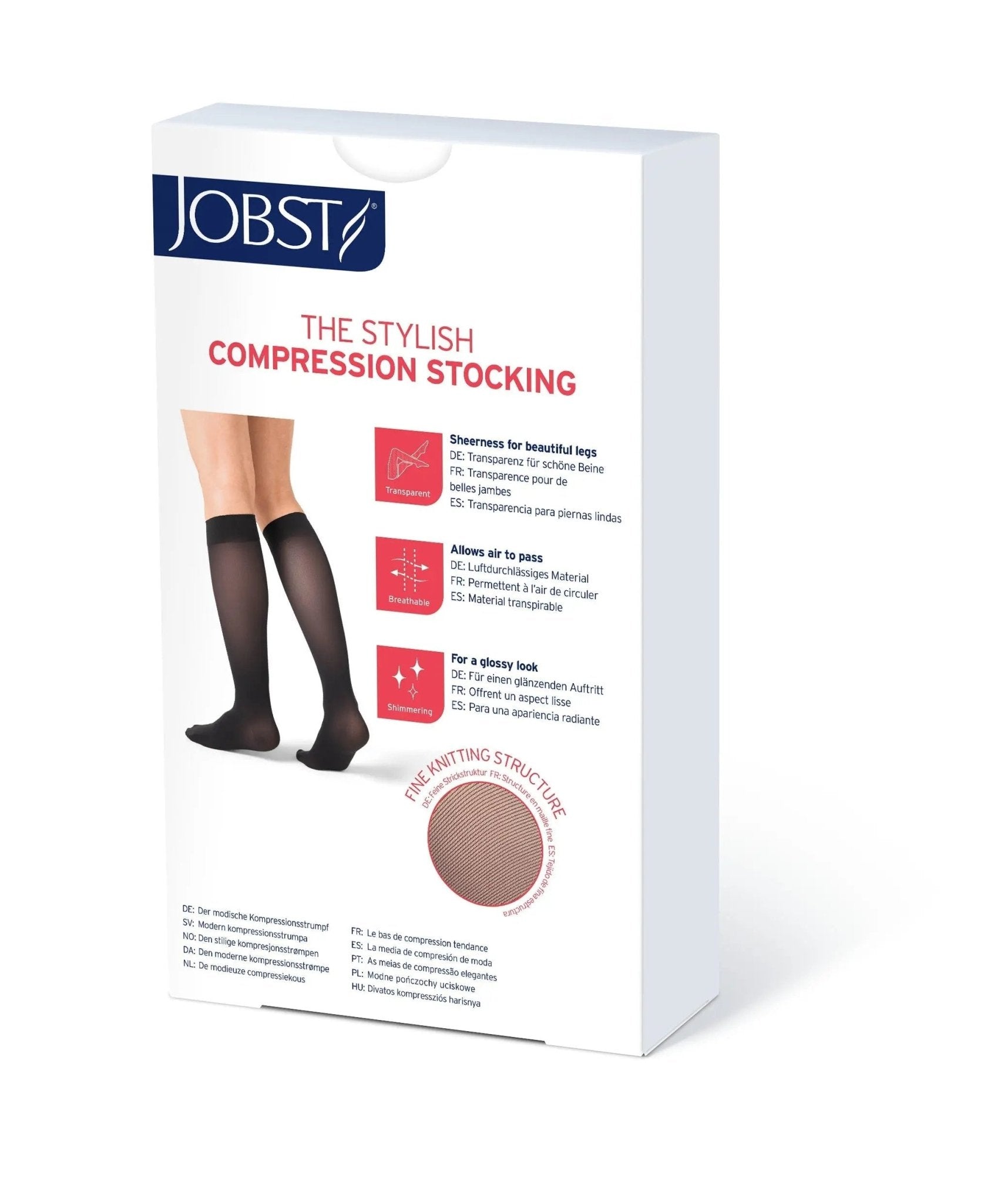 JOBST UltraSheer Compression Stockings 15 - 20 mmHg Knee High Open Toe | JOBST - Factory Direct Medical