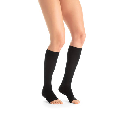 JOBST UltraSheer Compression Stockings 15 - 20 mmHg Knee High Open Toe | JOBST - Factory Direct Medical