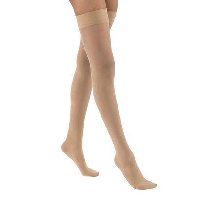 JOBST UltraSheer Compression Stockings 15 - 20 mmHg Thigh High Silicone Dot Band Closed Toe | JOBST - Factory Direct Medical