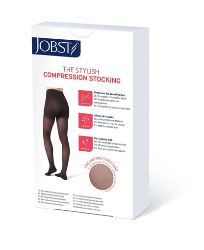 JOBST UltraSheer Compression Stockings 15 - 20 mmHg Thigh High Silicone Dot Band Closed Toe | JOBST - Factory Direct Medical