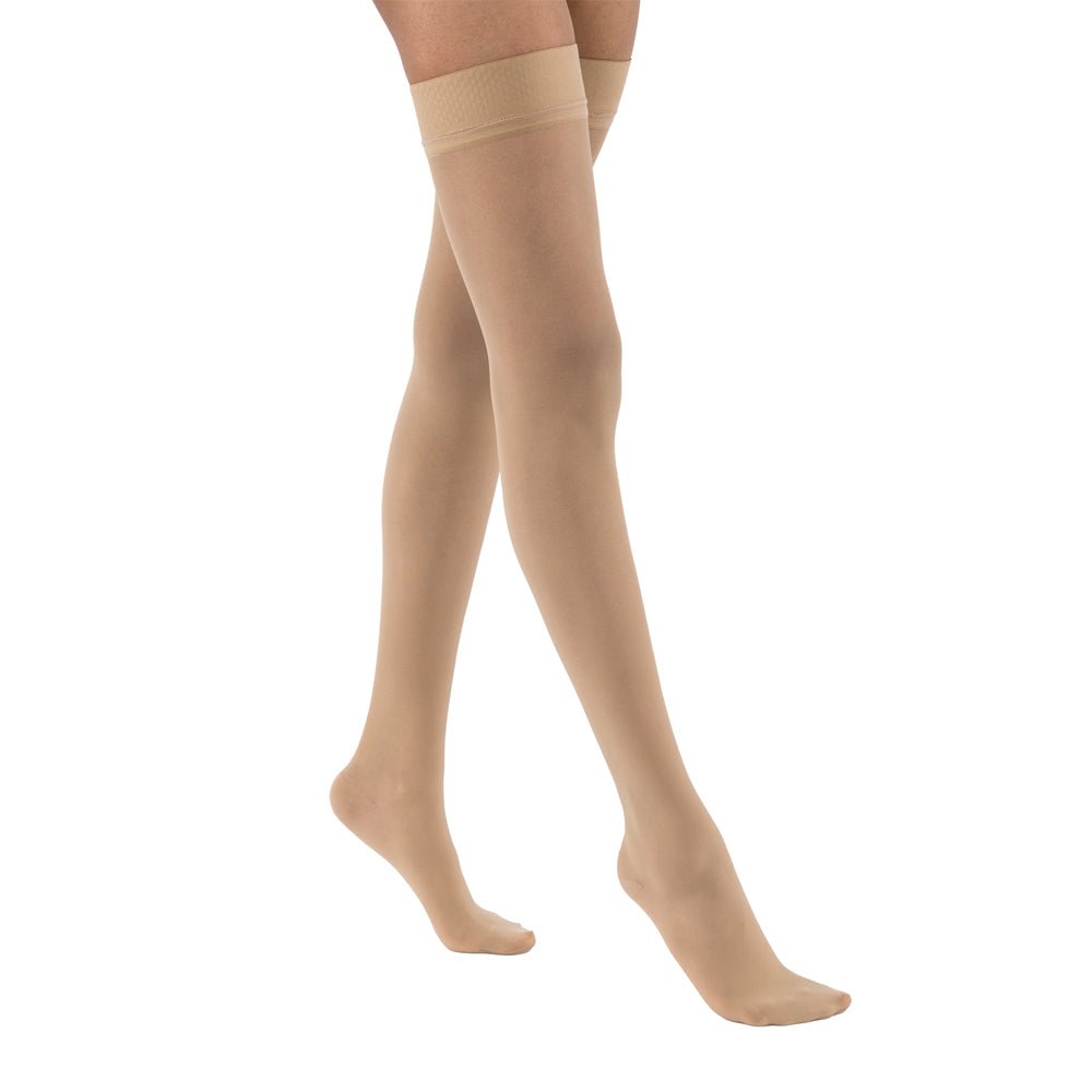 JOBST UltraSheer Compression Stockings 20 - 30 mmHg Thigh High Sensitive Band Closed Toe Petite | JOBST - Factory Direct Medical