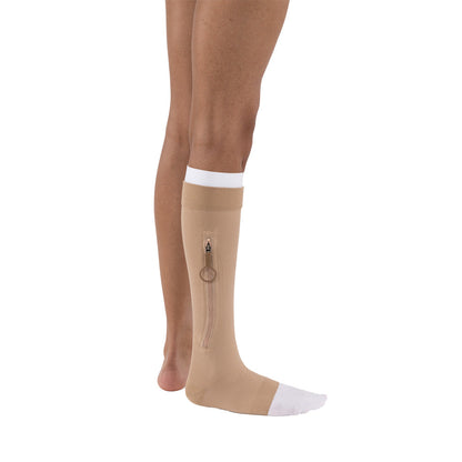 JOBST UlcerCARE 2-Part Compression System with Liners 40+ mmHg Knee High Open Toe With Zipper