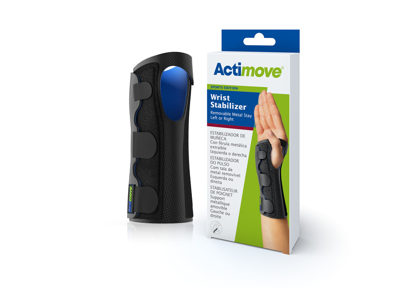 Jobst Actimove Sports Edition Wrist Stabilizer Removable Metal Stay Right/Left Hand