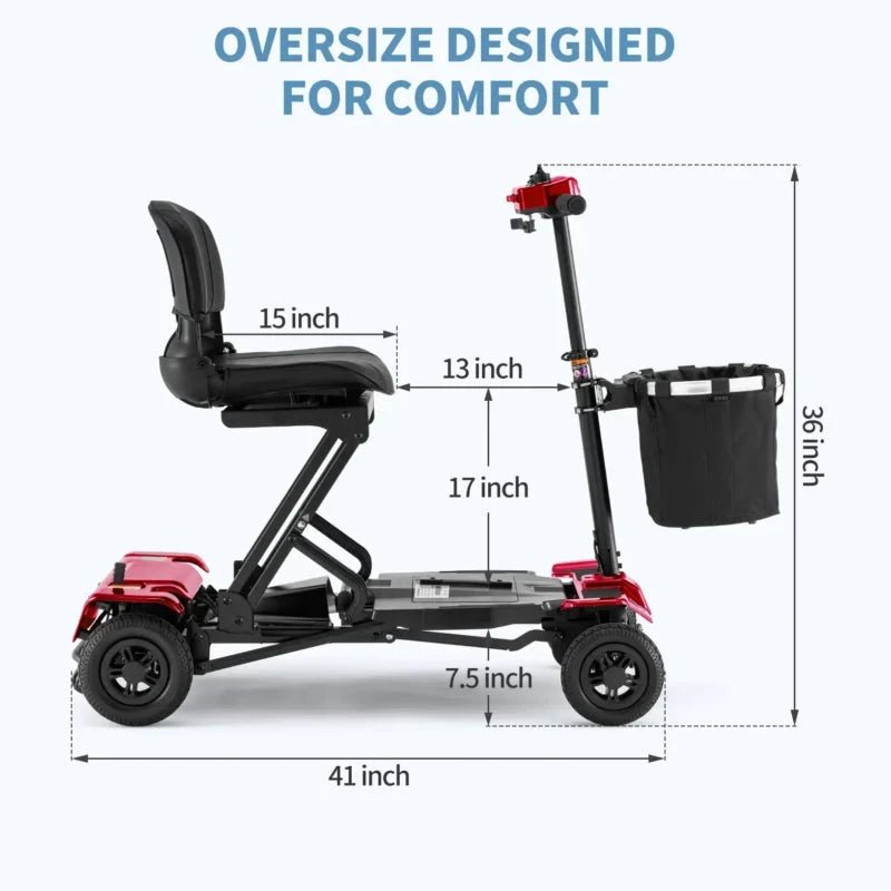 Matrix Lite - Lightweight Foldable Mobility Scooter with Automatic Folding | Matrix - Factory Direct Medical