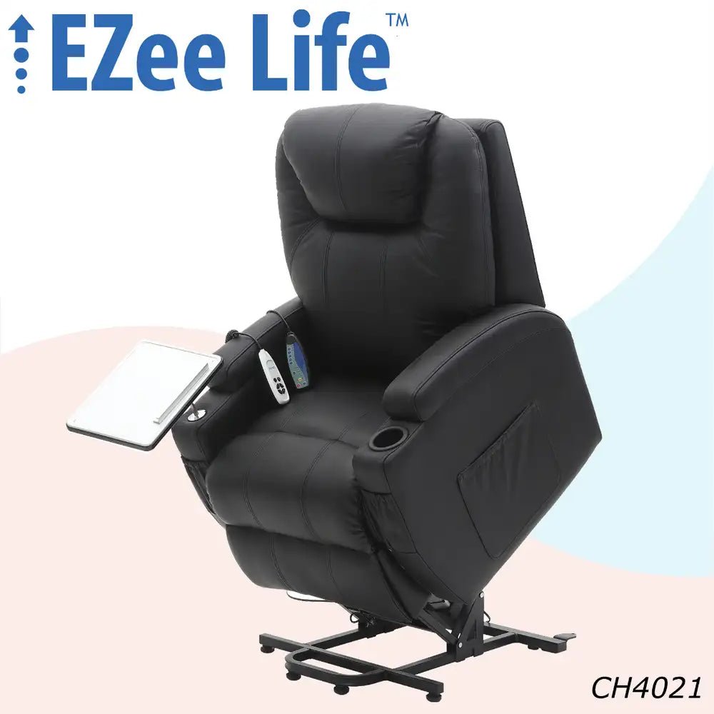 Mercury Infinite Position Leather Lift Chair (2 motor, H & M) | Ezee Life - Factory Direct Medical