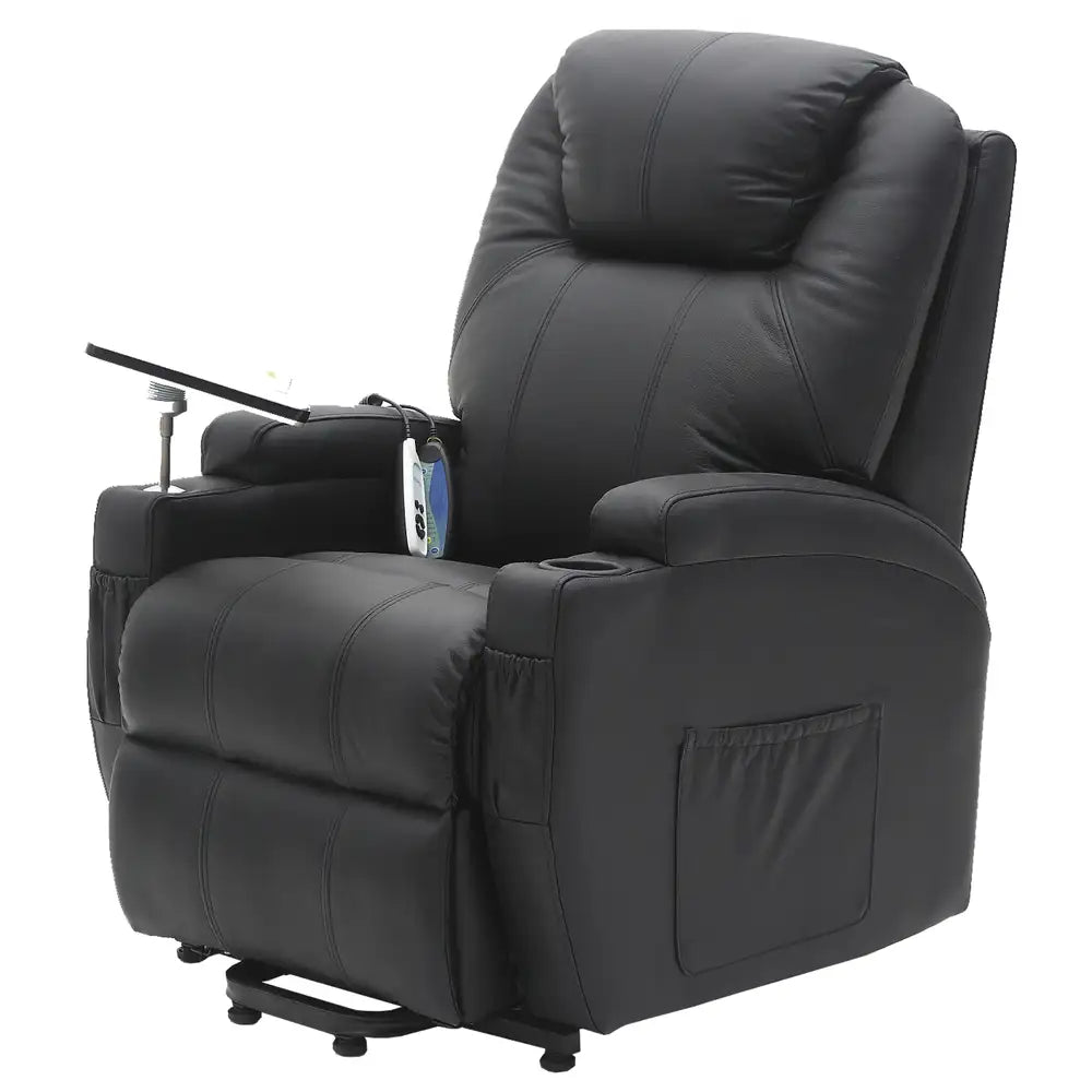 Mercury Infinite Position Leather Lift Chair (2 motor, H & M) | Ezee Life - Factory Direct Medical