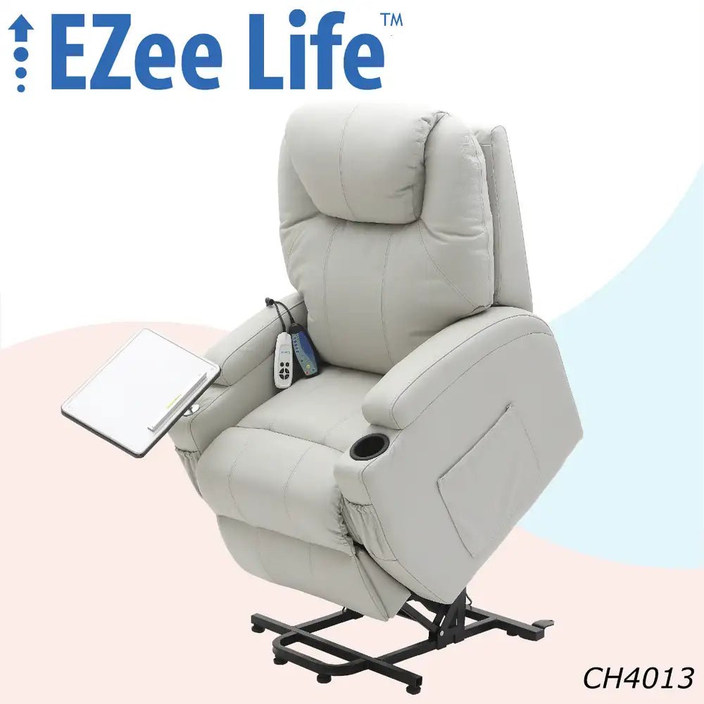Mercury Infinite Position Leather Lift Chair (2 motor, H & M) | Ezee Life - Factory Direct Medical