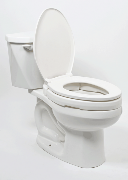 2″ Hinged Raised Toilet Seat — MOBB Home Health Care, alternate angle