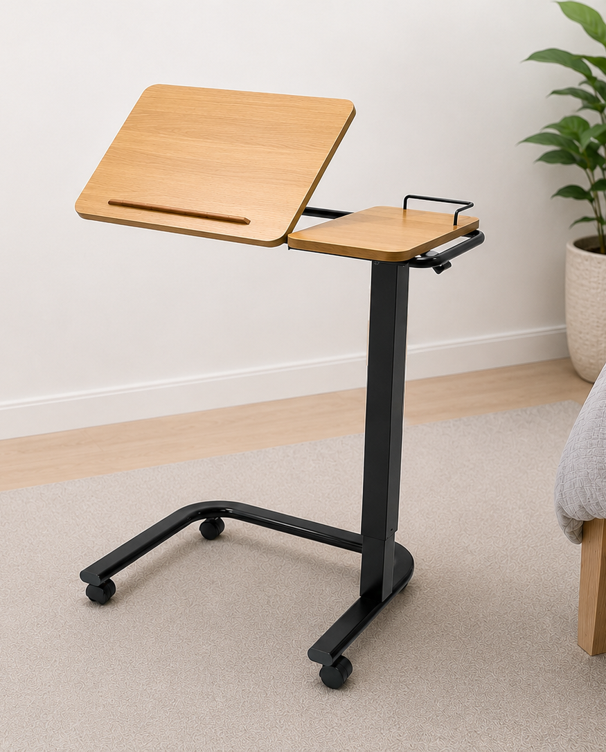 2 in 1 Tilting Overbed Table — MOBB Home Health Care, front view