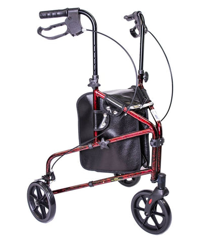 MOBB 3" Wheel Aluminum Rollator - Comes in Red and Blue color | Mobb - Factory Direct Medical