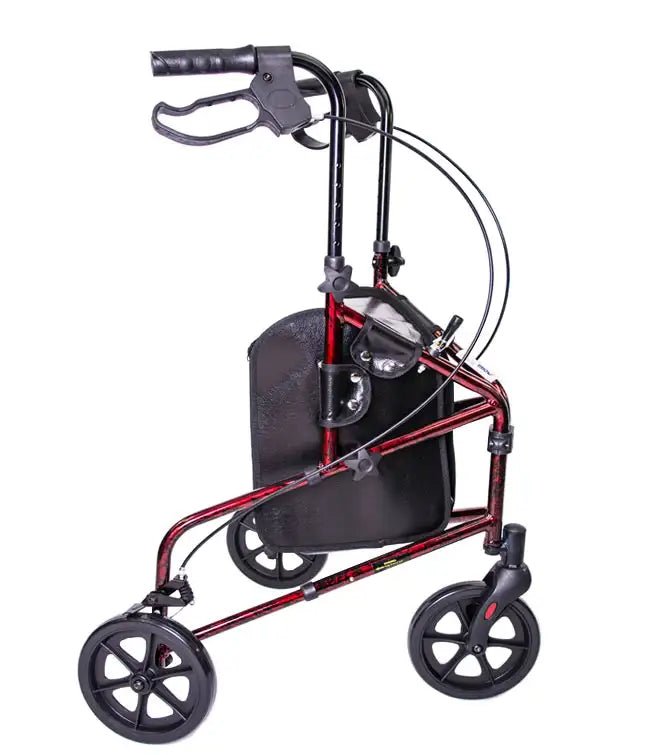MOBB 3" Wheel Aluminum Rollator - Comes in Red and Blue color | Mobb - Factory Direct Medical