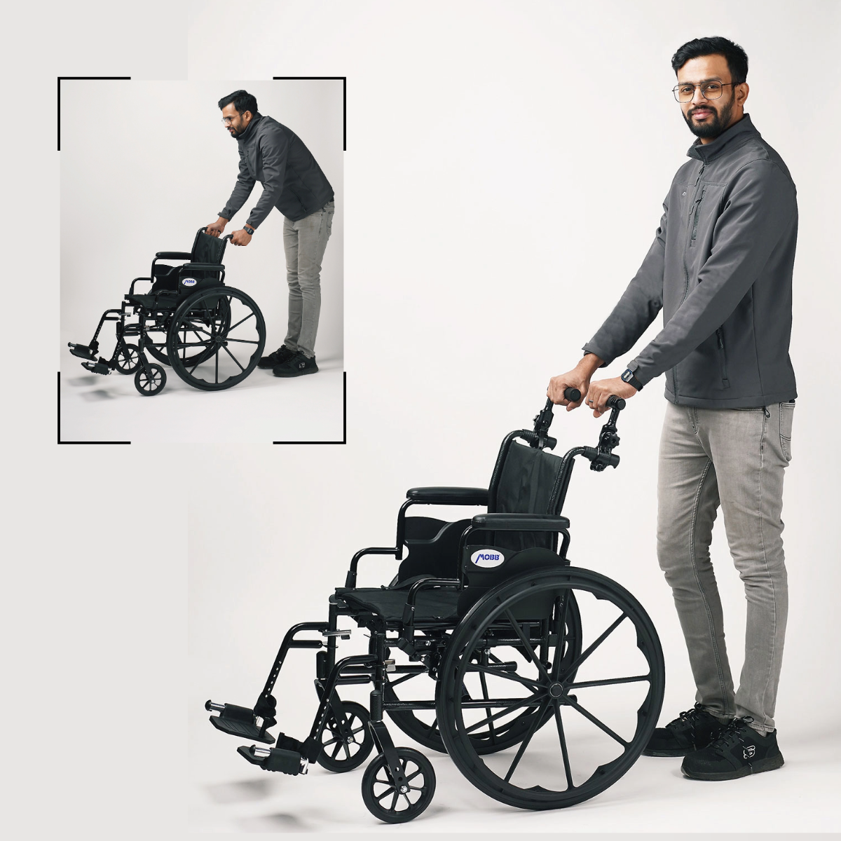 MOBB PushPal — MOBB Home Health Care, front view