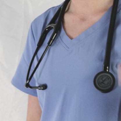 Littmann Cardiology IV Diagnostic Stethoscope: Black & Black - Red Stem 6200