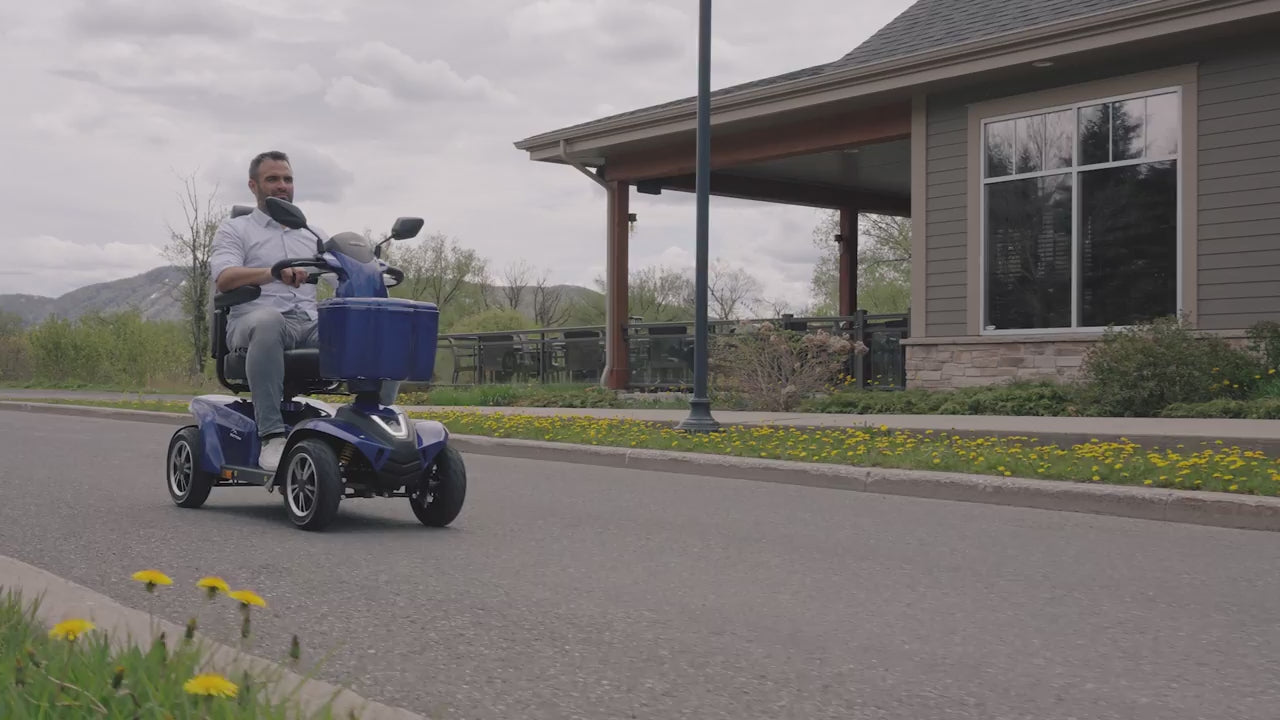 Movo Sutton large mobility scooter overview and feature walkthrough