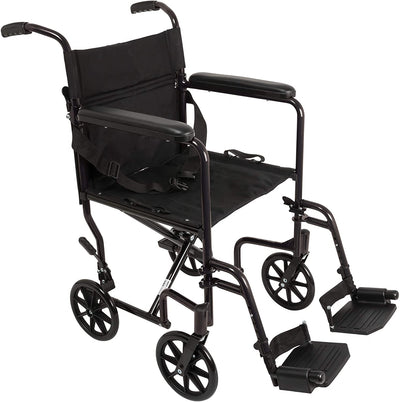 ProBasics Aluminum Transport Wheelchair - Black and Pink | Probasics - Factory Direct Medical