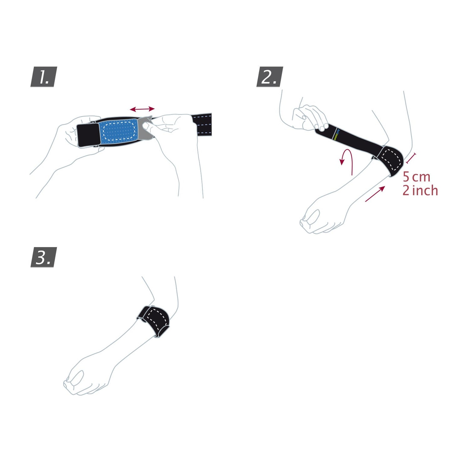 Jobst Actimove Sports Edition Elbow Strap Hot/Cold Pack