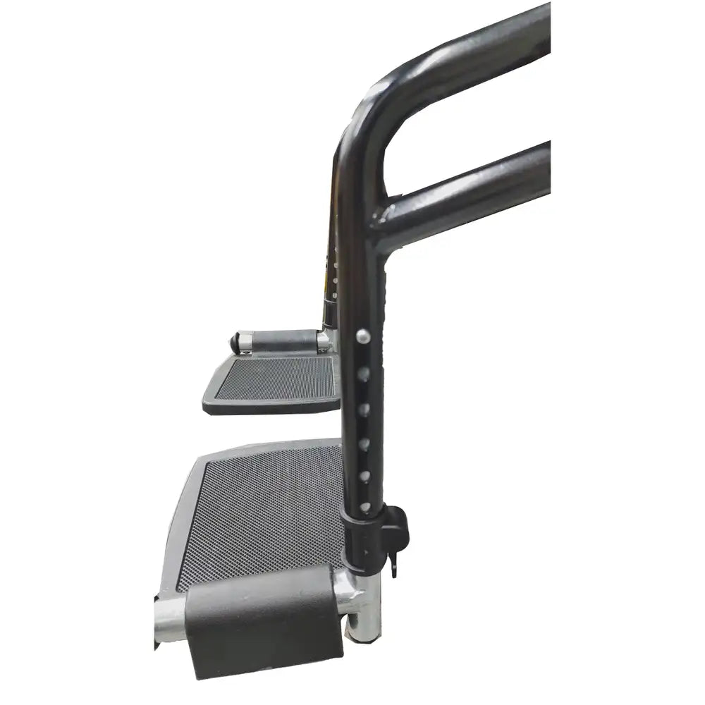Replacement footrest for Wheelchair - Steel in Black | Ezee Life - Factory Direct Medical