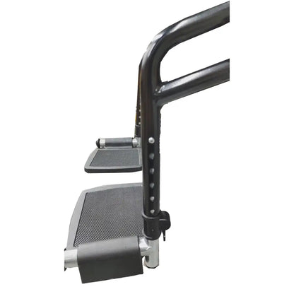 Replacement footrest for Wheelchair - Steel in Black | Ezee Life - Factory Direct Medical