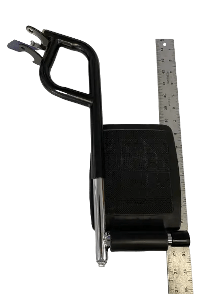 Replacement footrest for Wheelchair - Steel in Black | Ezee Life - Factory Direct Medical