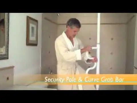 Security Pole with Grab Bar | Factory Direct Medical - Factory Direct Medical