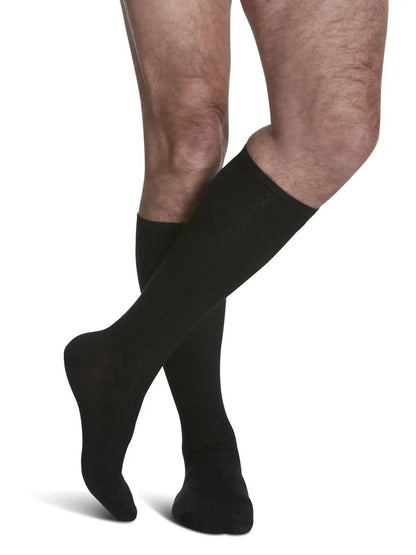 Sigvaris 190 All Season Merino Wool Compression Socks 15 - 20 mmHg Calf High For Men Closed Toe | Sigvaris - Factory Direct Medical