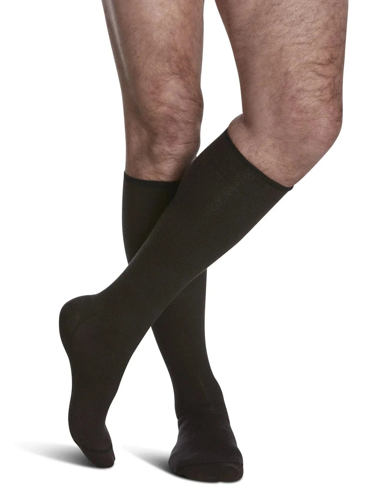 Sigvaris 190 All Season Merino Wool Compression Socks 15 - 20 mmHg Calf High For Men Closed Toe | Sigvaris - Factory Direct Medical