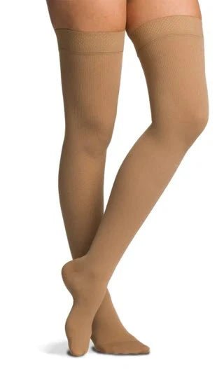 Sigvaris 230 Essential Cotton 20 - 30 mmHg Compression Socks Thigh High for Men Closed Toe | Sigvaris - Factory Direct Medical