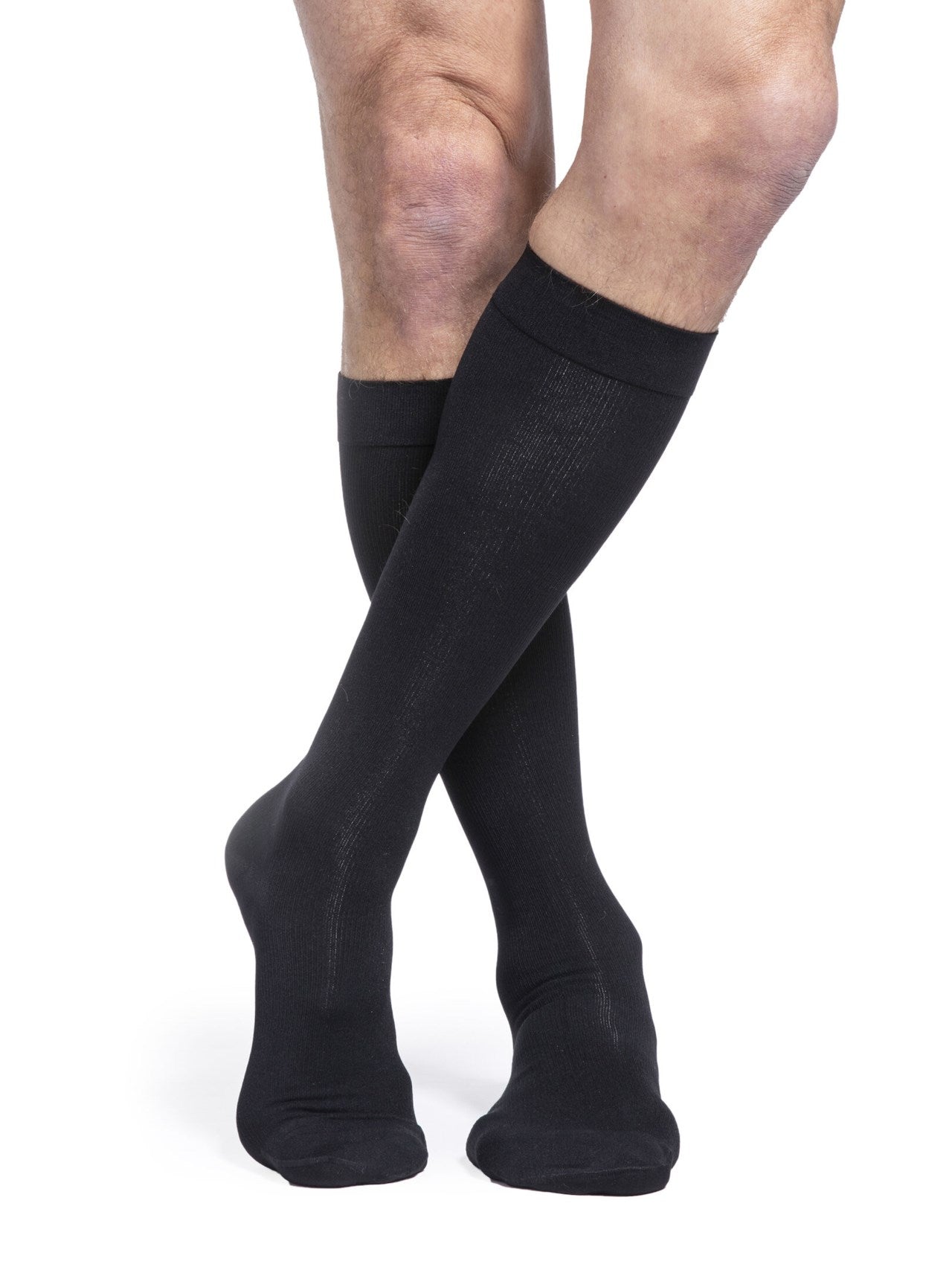 Sigvaris 230 Essential Cotton 20 - 30 mmHg Compression Socks Thigh High for Unisex Closed Toe | Sigvaris - Factory Direct Medical