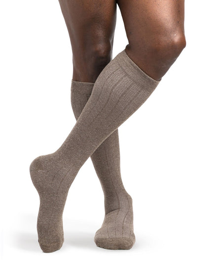 Sigvaris 250 Linen Compression Socks 20 - 30 mmHg Calf High For Men Closed Toe | Sigvaris - Factory Direct Medical