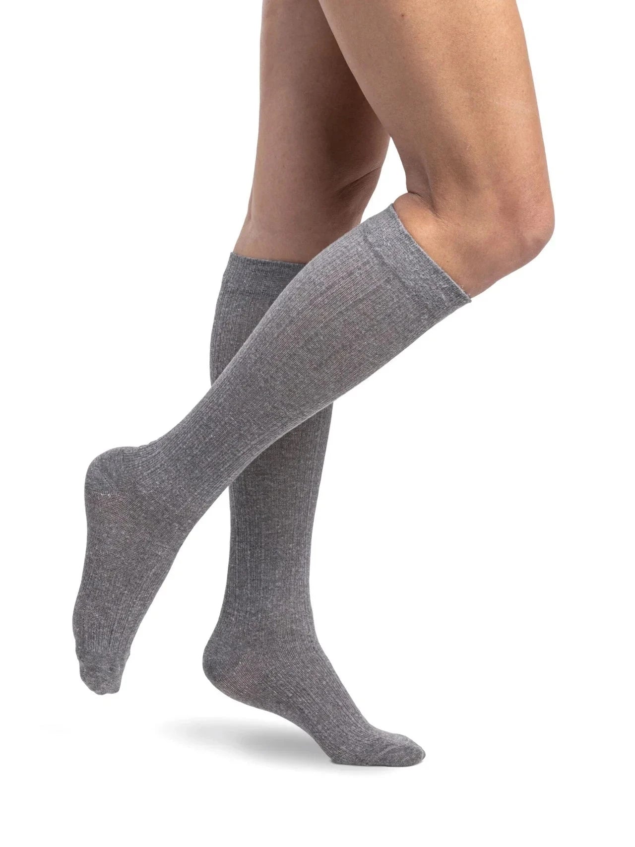 Sigvaris 250 Linen Compression Socks 20 - 30 mmHg Calf High For Women Closed Toe | Sigvaris - Factory Direct Medical