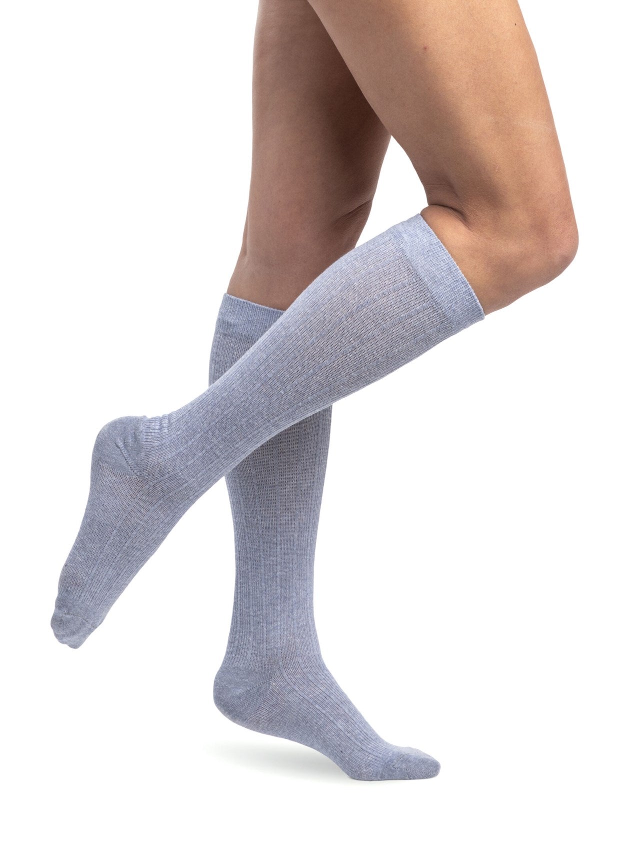 Sigvaris 250 Linen Compression Socks 20 - 30 mmHg Calf High For Women Closed Toe | Sigvaris - Factory Direct Medical