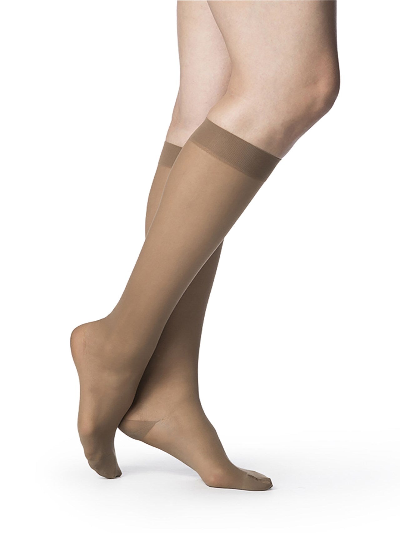 Sigvaris 780 Sheer Compression Socks 20 - 30 mmHg Calf High for Women Closed Toe | Sigvaris - Factory Direct Medical
