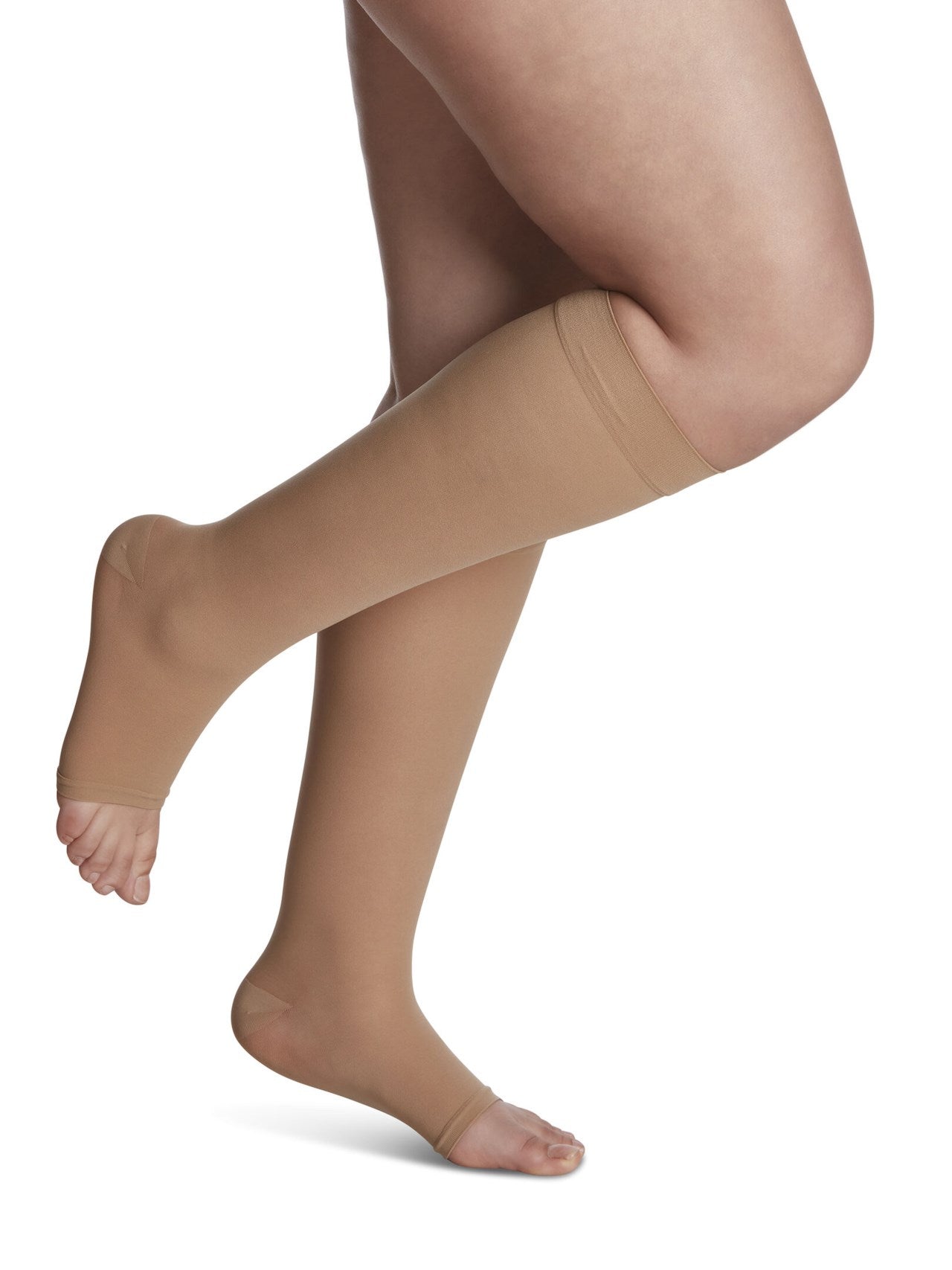 Sigvaris 780 Sheer Compression Socks 30 - 40 mmHg Calf High for Women Open Toe | Sigvaris - Factory Direct Medical