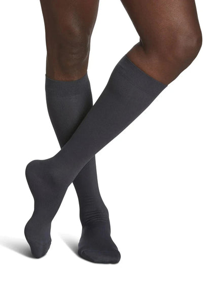 Sigvaris 820 Microfiber Compression Socks 15 - 20 mmHg Calf High for Men Closed Toe | Sigvaris - Factory Direct Medical