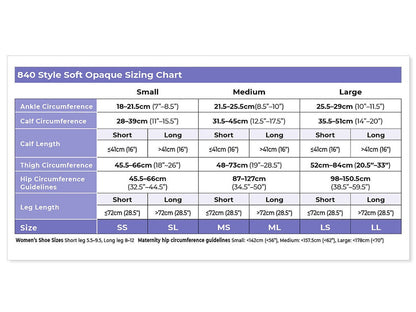 Sigvaris 840 Soft Opaque Compression Socks 15 - 20 mmHg Calf High for Female Open Toe | Sigvaris - Factory Direct Medical