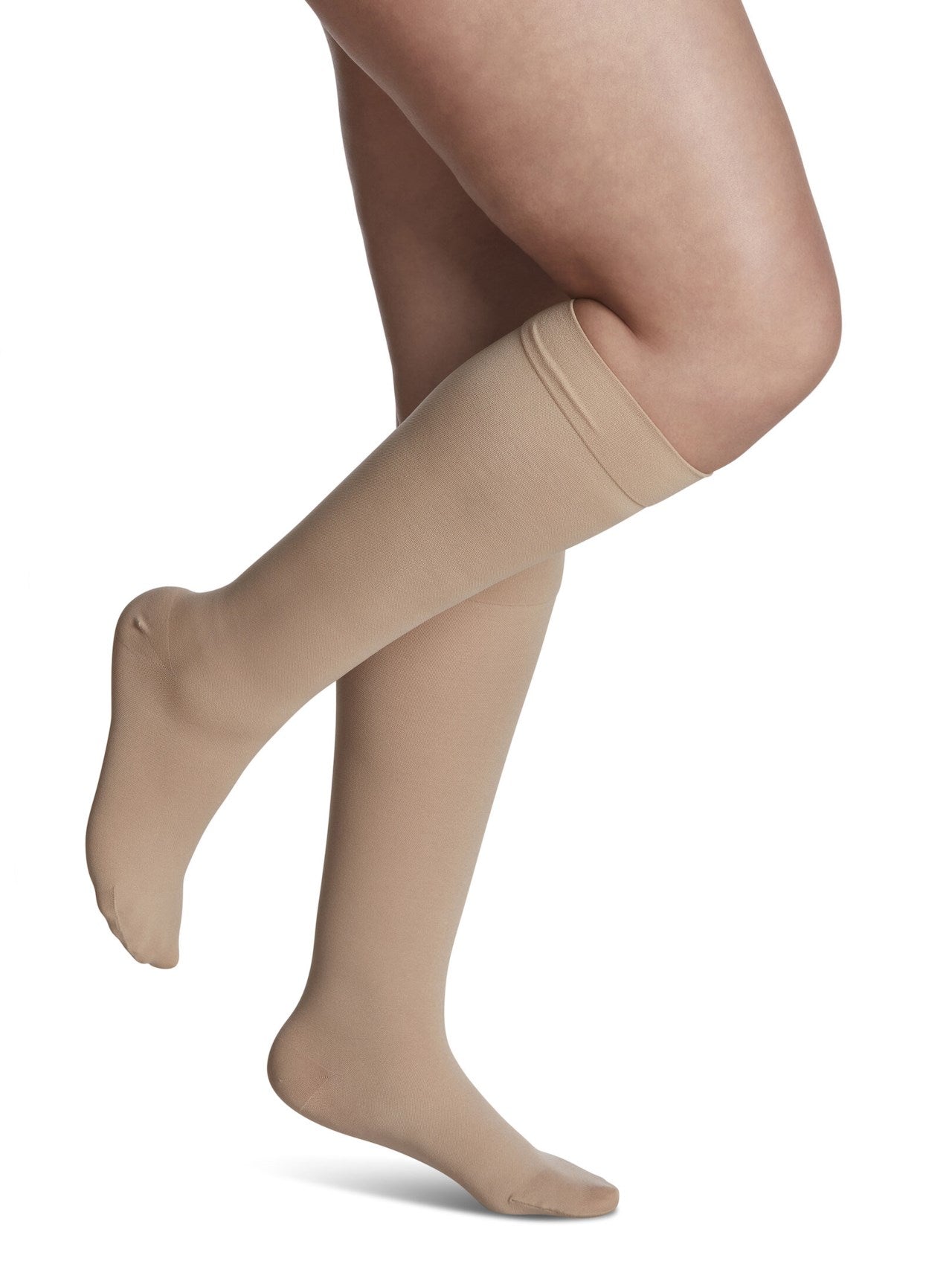 Sigvaris 860 Opaque Compression Socks 30 - 40 mmHg Calf High For Women Closed Toe | Sigvaris - Factory Direct Medical