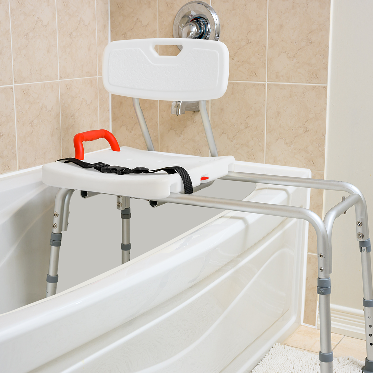 Sliding Bath Transfer Bench — MOBB Home Health Care, side profile