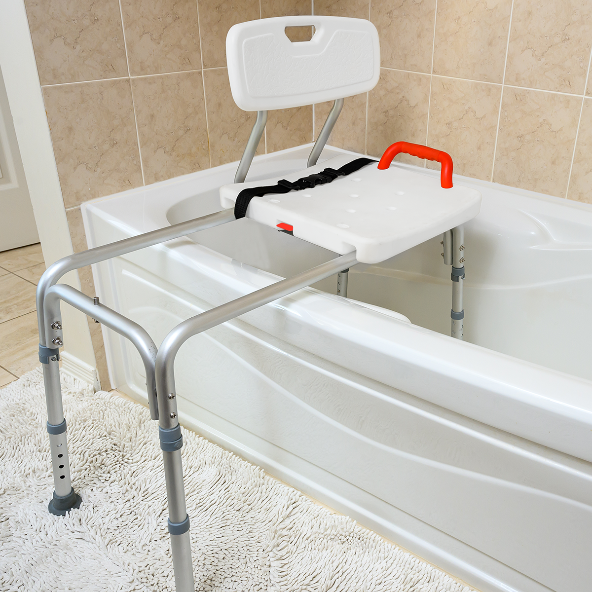 Sliding Bath Transfer Bench — MOBB Home Health Care, detail view