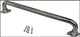 Maple Leaf Stainless Steel Grab Bar with Rotating Flange - Rust-Resistant Bathroom Safety Solution for Canadian Homes