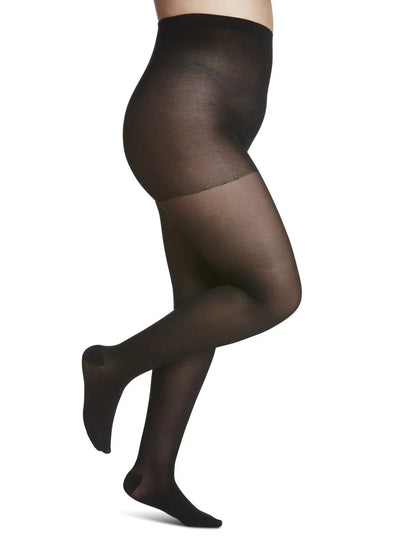 Sigvaris 750 Medium Sheer Compression Socks 20-30 mmHg Pantyhose for Women Closed Toe