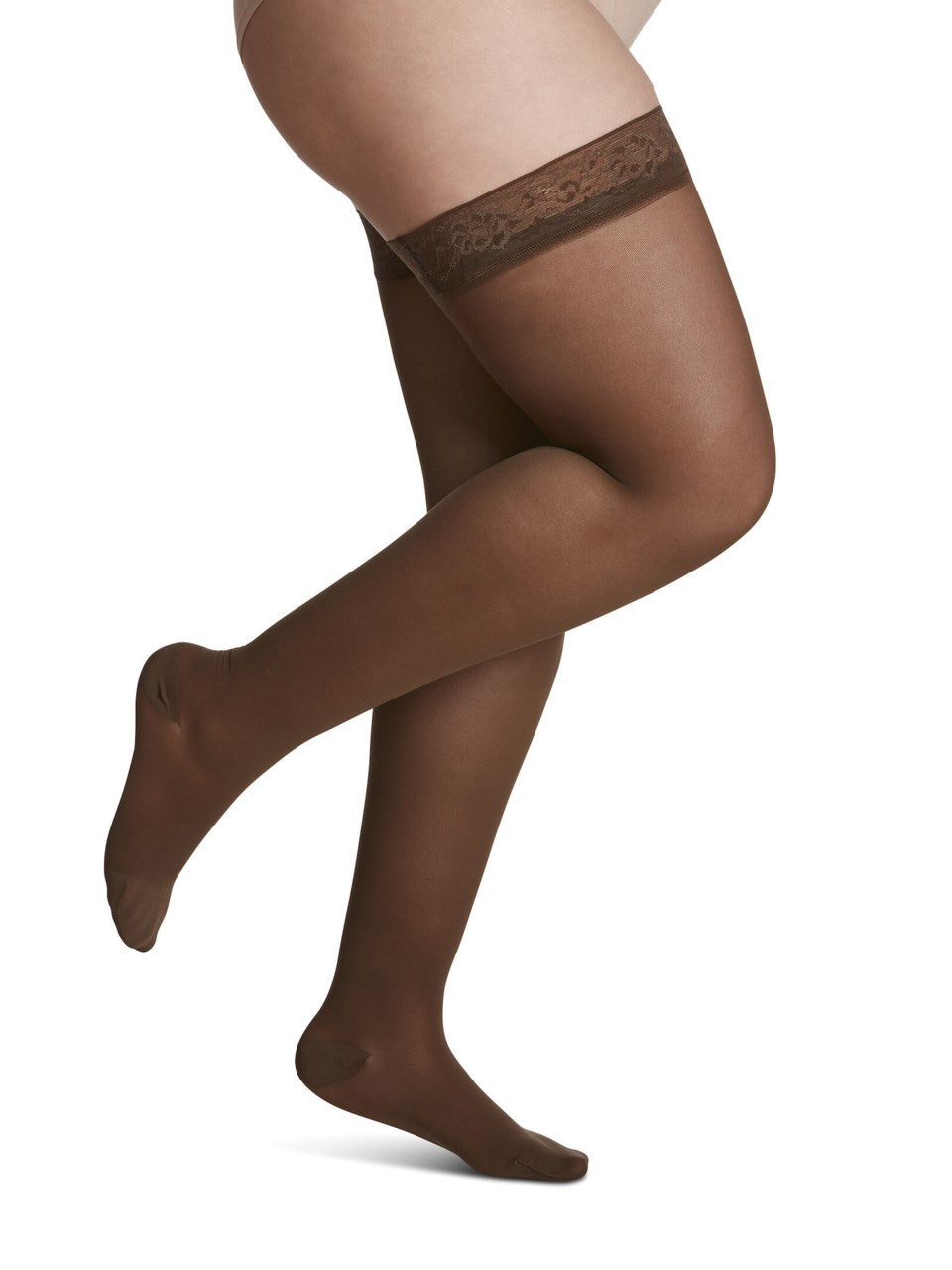 Sigvaris 780 Sheer Compression Socks 20-30 mmHg Thigh High for Women Closed Toe