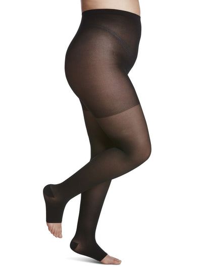 Sigvaris 780 Sheer Compression Socks 30-40 mmHg Pantyhose for Women Open Toe